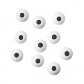 Захарна декорация - "Очи 10мм" - 10 броя